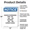 Signmission Hours Of Operation Mon - Fri _, 12 in W x Rectangle, Plastic OS-2PACK-NS-P-1218-V-13542 - alternate 3
